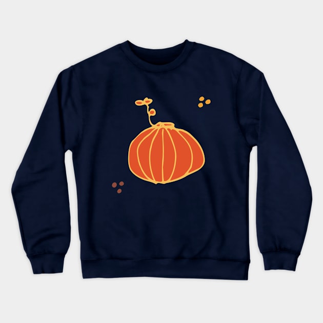 Cute pumpkin Crewneck Sweatshirt by bruxamagica